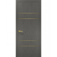 Двери Папа Карло PLATO PL-09 Бетон серый, кромка АВСЧ