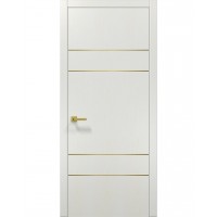 Двері Папа Карло PLATO PL-09 Ясен білий, кромка АВСЧ