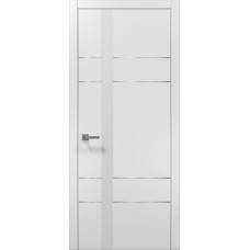Двері Папа Карло PLATO PL-10 Білий матовий, кромка АВСЧ