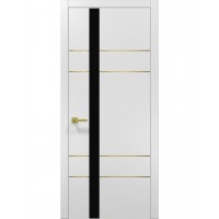Двері Папа Карло PLATO PL-10 Білий матовий, кромка АВСЧ