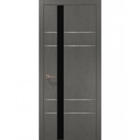 Двері Папа Карло PLATO PL-10 Бетон сірий, кромка АВСЧ