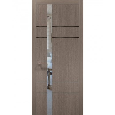 Двері Папа Карло PLATO PL-10 Дуб сірий, кромка АВСЧ
