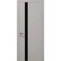 Двері Папа Карло PLATO PL-10 Світло сірий супермат, кромка АВСЧ