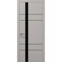 Двері Папа Карло PLATO PL-10 Світло сірий супермат, кромка АВСЧ