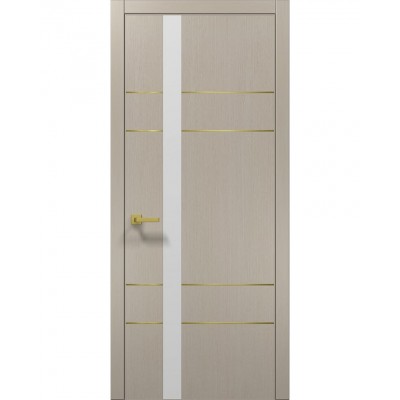 Двері Папа Карло PLATO PL-10 Дуб кремовий, кромка АВСЧ