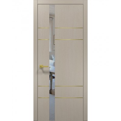 Двері Папа Карло PLATO PL-10 Дуб кремовий, кромка АВСЧ