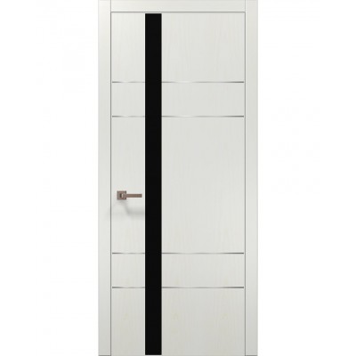 Двері Папа Карло PLATO PL-10 Ясен білий, кромка АВСЧ