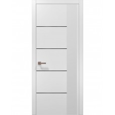 Двері Папа Карло PLATO PL-11 Білий матовий, кромка АВСЧ