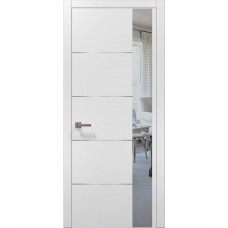 Двері Папа Карло PLATO PL-11 Білий матовий, кромка АВСЧ