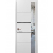 Двері Папа Карло PLATO PL-11 Білий матовий, кромка АВСЧ