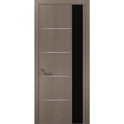 Двері Папа Карло PLATO PL-11 Дуб сірий, кромка АВСЧ
