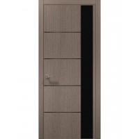Двері Папа Карло PLATO PL-11 Дуб сірий, кромка АВСЧ