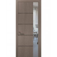 Двері Папа Карло PLATO PL-11 Дуб сірий, кромка АВСЧ