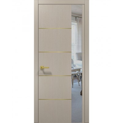 Двері Папа Карло PLATO PL-11 Дуб кремовий, кромка АВСЧ