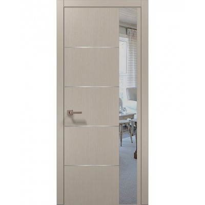 Двері Папа Карло PLATO PL-11 Дуб кремовий, кромка АВСЧ