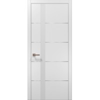 Двері Папа Карло PLATO PL-12 Білий матовий, кромка АВСЧ
