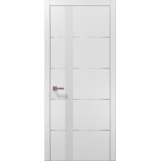 Двері Папа Карло PLATO PL-12 Білий матовий, кромка АВСЧ