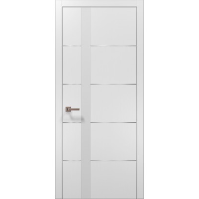 Двери Папа Карло PLATO PL-12 Белый матовый, кромка АВСЧ
