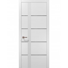 Двері Папа Карло PLATO PL-12 Білий матовий, кромка АВСЧ
