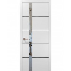 Двері Папа Карло PLATO PL-12 Білий матовий, кромка АВСЧ