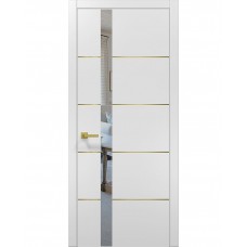 Двері Папа Карло PLATO PL-12 Білий матовий, кромка АВСЧ