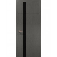 Двери Папа Карло PLATO PL-12 Бетон серый, кромка АВСЧ