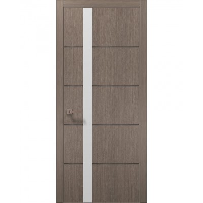 Двері Папа Карло PLATO PL-12 Дуб сірий, кромка АВСЧ