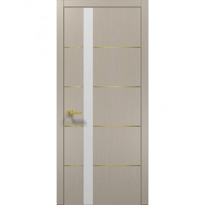 Двері Папа Карло PLATO PL-12 Дуб кремовий, кромка АВСЧ