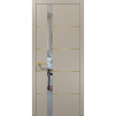 Двері Папа Карло PLATO PL-12 Дуб кремовий, кромка АВСЧ
