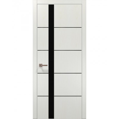 Двері Папа Карло PLATO PL-12 Ясен білий, кромка АВСЧ