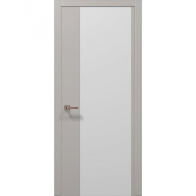 Двері Папа Карло PLATO PL-13 Світло сірий супермат, кромка АВСЧ