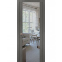 Двері Папа Карло PLATO PL-14 Бетон сірий, кромка АВСЧ