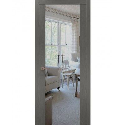 Двері Папа Карло PLATO PL-14 Бетон сірий, кромка АВСЧ