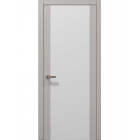 Двери Папа Карло PLATO PL-14 Светло серый супермат, кромка АВСЧ