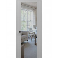 Двері Папа Карло PLATO PL-14 Сірий матовий, кромка АВСЧ