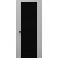 Двері Папа Карло PLATO PL-14 Сірий матовий, кромка АВСЧ