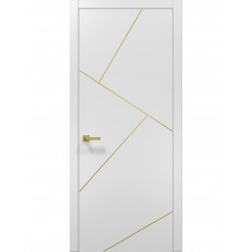 Двері Папа Карло PLATO PL-15 Білий матовий, кромка АВСЧ