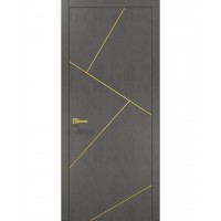 Двері Папа Карло PLATO PL-15 Бетон сірий, кромка АВСЧ