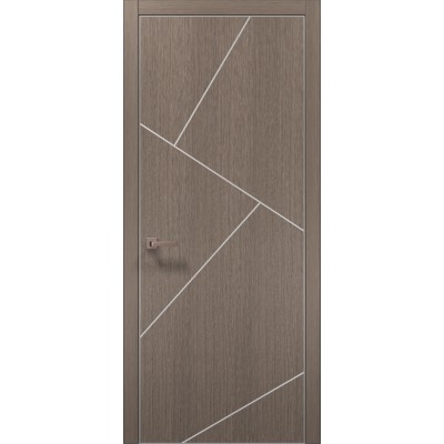 Двері Папа Карло PLATO PL-15 Дуб сірий, кромка АВСЧ