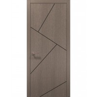 Двері Папа Карло PLATO PL-15 Дуб сірий, кромка АВСЧ