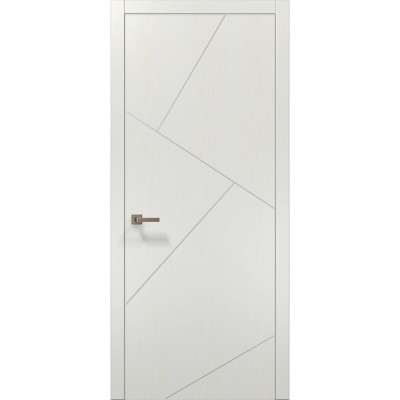 Двері Папа Карло PLATO PL-15 Ясен білий, кромка АВСЧ