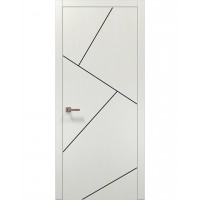 Двери Папа Карло PLATO PL-15 Ясень белый, кромка АВСЧ