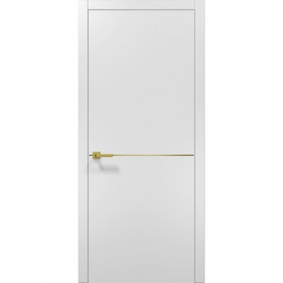 Двери Папа Карло PLATO PL-21 Белый матовый, кромка АВСЧ