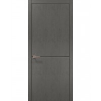 Двері Папа Карло PLATO PL-21 Бетон сірий, кромка АВСЧ