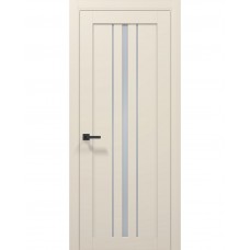 Двері Папа Карло TETRA T-03 Кремовий матовий, скло сатин