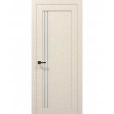 Двері Папа Карло TETRA T-09 Кремовий матовий, скло сатін
