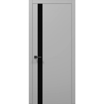 Двери Папа Карло PLATO PL-04с Серый матовый, кромка АВС