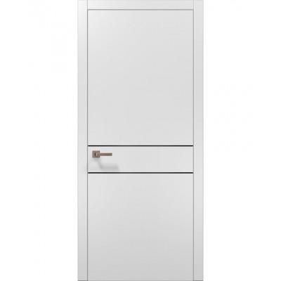 Двері Папа Карло PLATO PL-07с Альпійський білий, кромка АВС