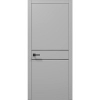 Двері Папа Карло PLATO PL-07с Сірий матовий, кромка АВС