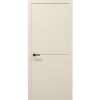 Двери Папа Карло PLATO PL-21с Кремовый матовый, кромка АВС